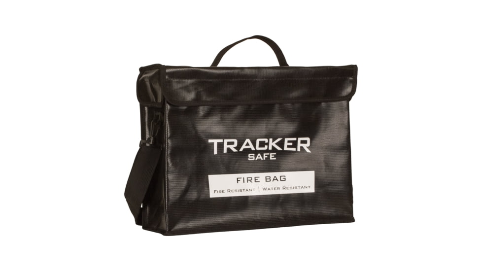 Tracker Safe Fire/Water Resistant Bag, Extra Large, Black, FB1612