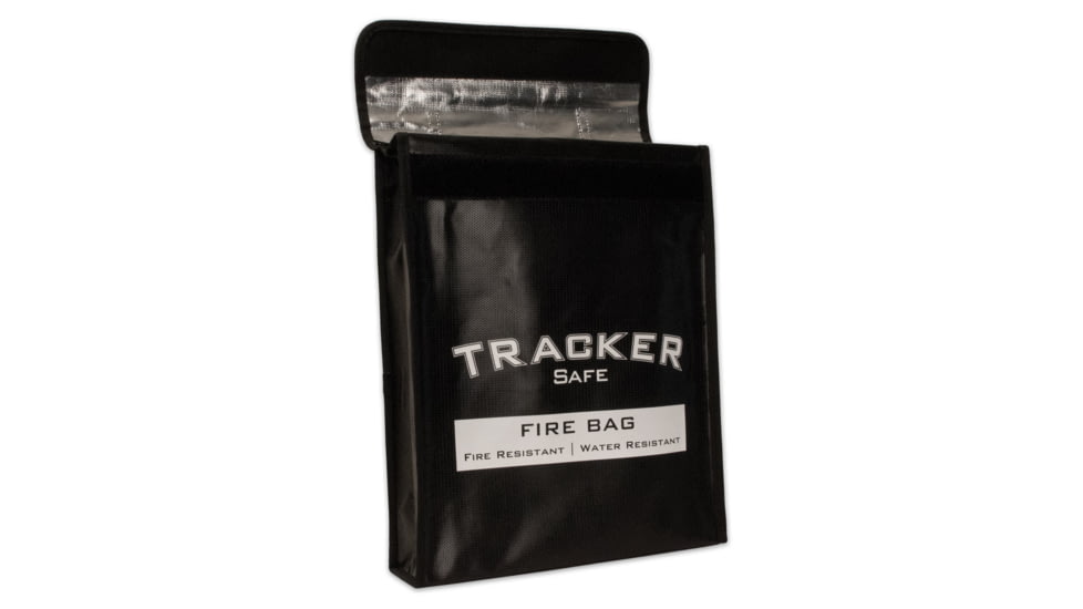 Tracker Safe Fire/Water Resistant Bag, Large, Black, FB1512