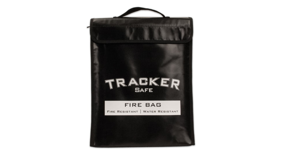 Tracker Safe Fire/Water Resistant Bag, Large, Black, FB1512