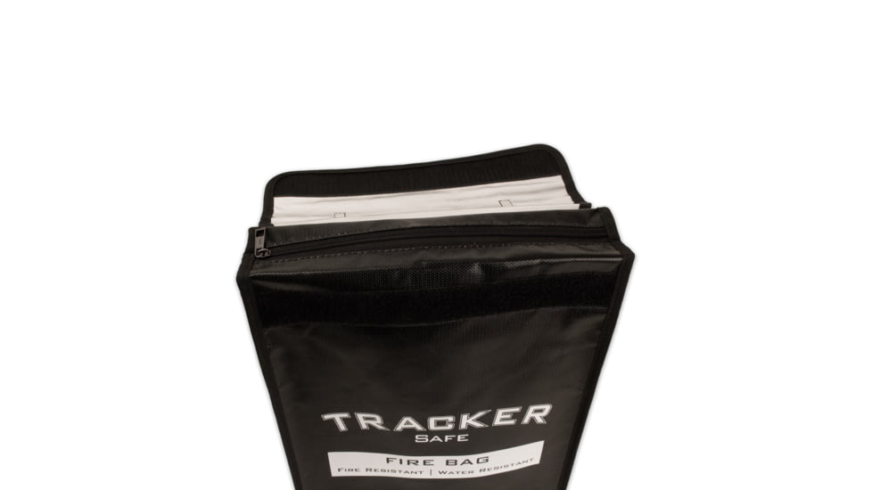 Tracker Safe Fire/Water Resistant Bag, Large, Black, FB1512