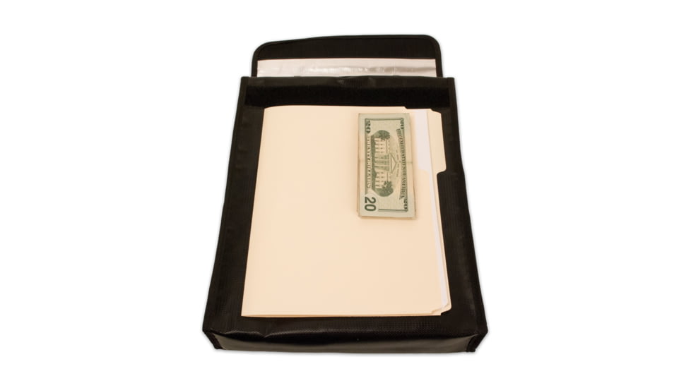 Tracker Safe Fire/Water Resistant Bag, Large, Black, FB1512