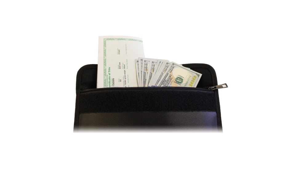 Tracker Safe Fire/Water Resistant Bag, Medium, Black, FB1511