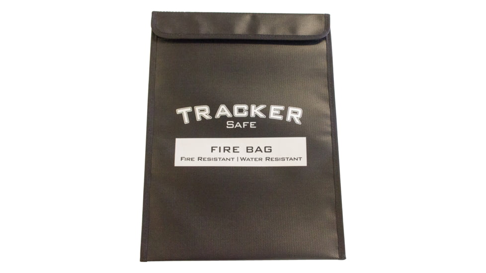 Tracker Safe Fire/Water Resistant Bag, Medium, Black, FB1511
