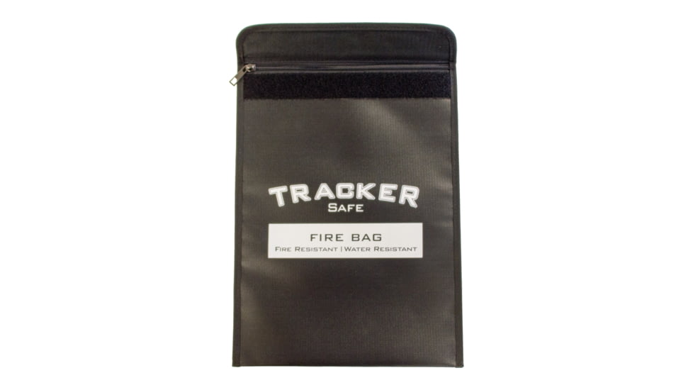 Tracker Safe Fire/Water Resistant Bag, Medium, Black, FB1511
