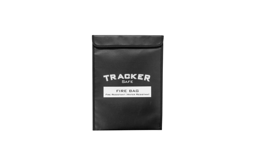 Tracker Safe Fire/Water Resistant Bag, Medium, Black, FB1511