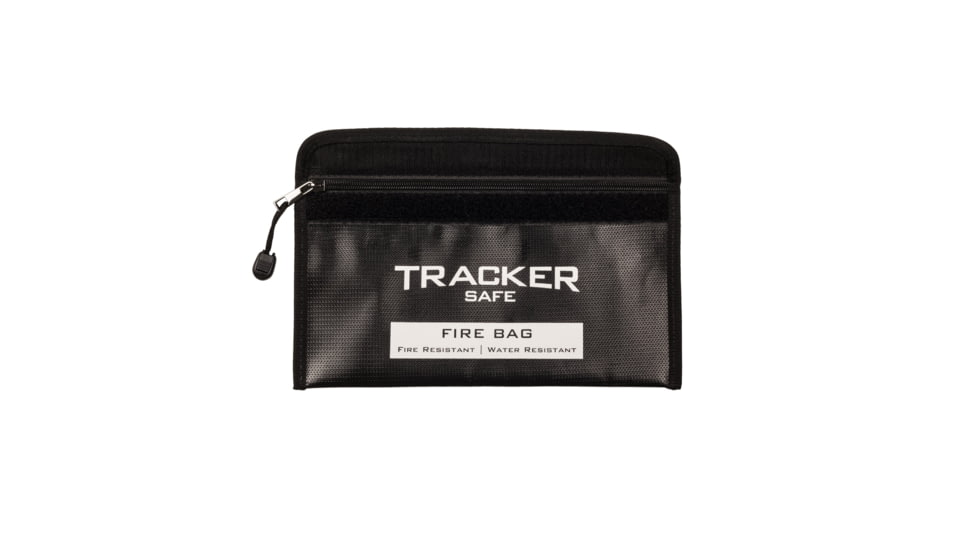 Tracker Safe Fire/Water Resistant Bag, Small, Black, FB0611
