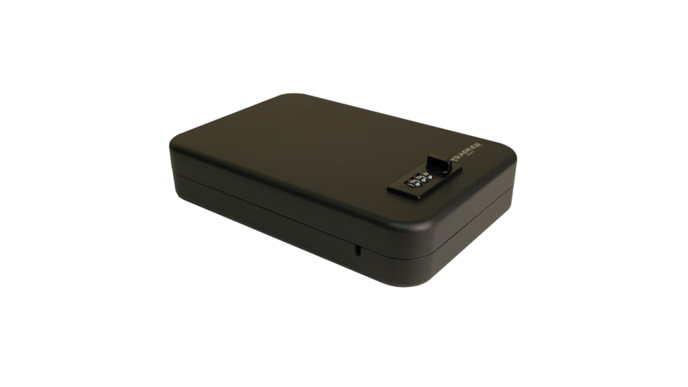 Tracker Safe Small Portable Safe, Combo Lock, Black, SPS-01
