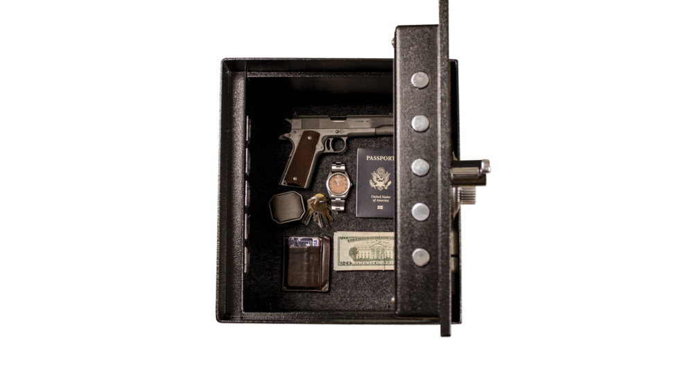 Tracker Safe Steel Floor Safe w/Dial Lock, Black, FS121514-DLG