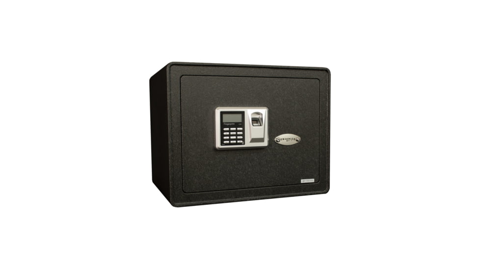 Tracker Safe Steel Safe w/Biometric Lock, 11.75in, Black, S12-B2