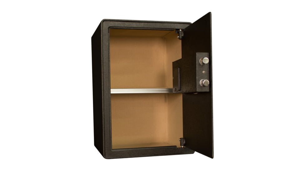 Tracker Safe Steel Safe w/Biometric Lock, 19.6in, Black, S19-B2