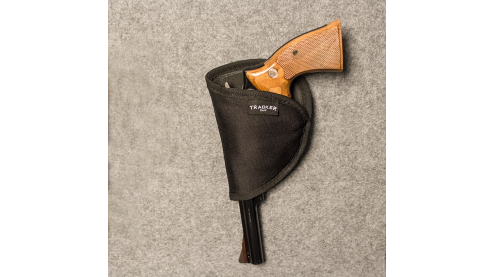 Tracker Safe Velcro Single Pistol Holster, Black, H01