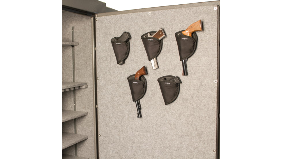 Tracker Safe Velcro Single Pistol Holster, Black, H01