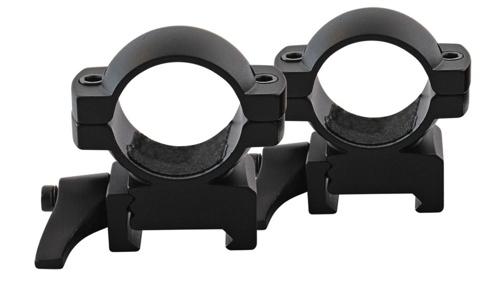 Traditions A1374 Weaver QD Ring Set 1 Dia High Black Matte