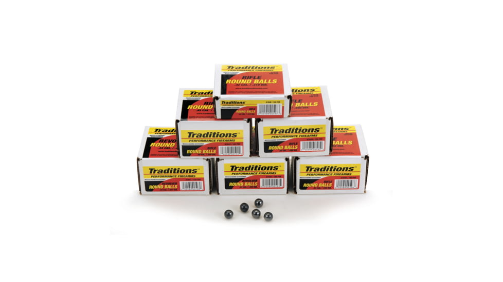Traditions A1644 Muzzleloader Balls 50 Cal Lead Ball 177 GR 100