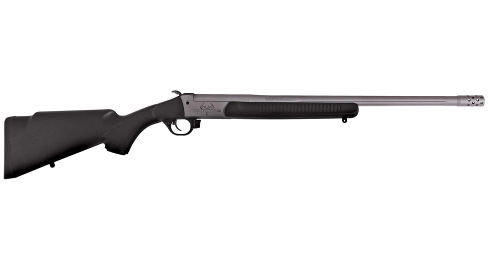 Traditions Outfitter G3 Single Shot Rifle, .45-70 Government, 22in Barrel, 1-20, Synthetic Black Stock, Cerakote Grey, CR471130T-FRRMPG