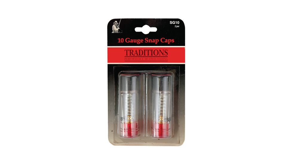 Traditions Snap Caps Shotgun 10 Gauge 2 Per Package