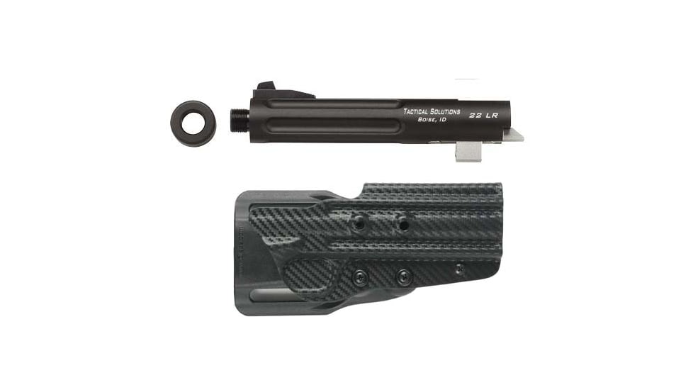 Trail-Lite 5.5in Browning Pistol Threaded Barrel with Trail-Lite Holster High Black