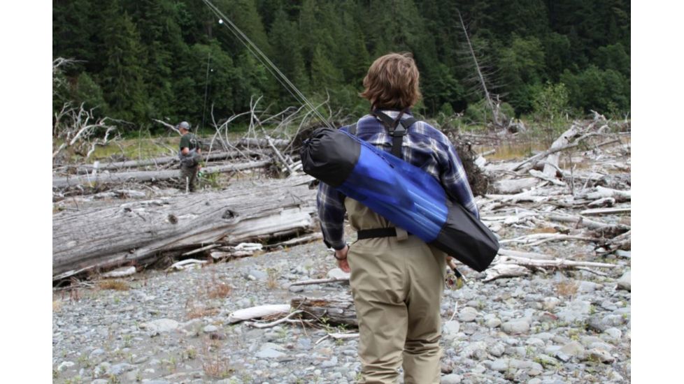 Travel Chair Portable Teddy Aluminum Chair, Blue, 579AVB