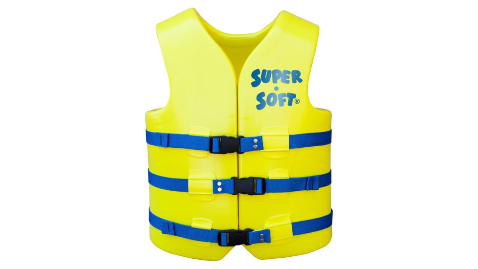 TRC Recreation Super Soft USCG Vest, Yellow, Small 4010683