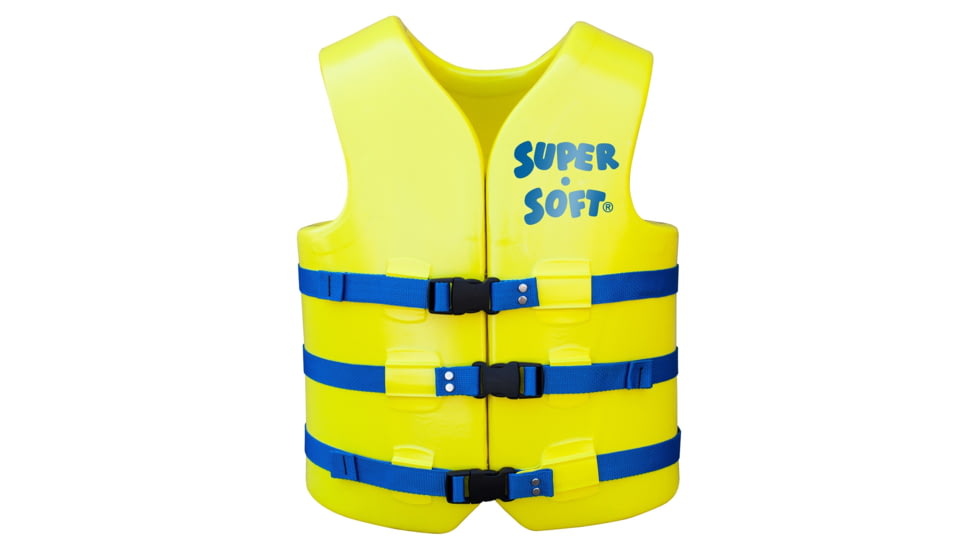 TRC Recreation Super Soft USCG Vest, Yellow, Medium 4010684