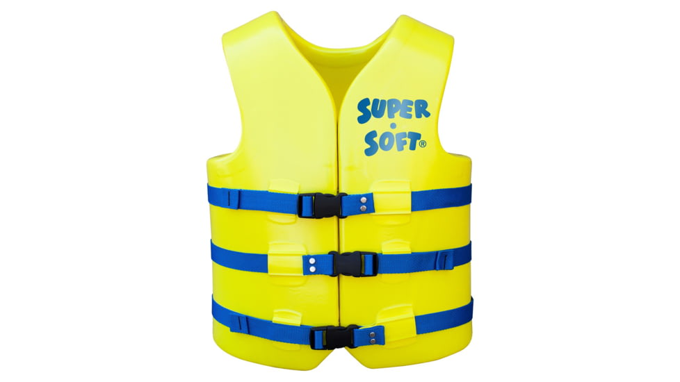 TRC Recreation Super Soft USCG Vest, Yellow, 2XL 4010687