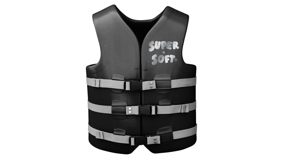 TRC Recreation Super Soft USCG Vest, Black, Large 4010691