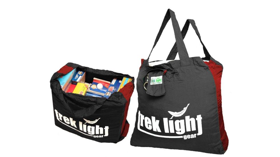 Trek Light Gear Deluxe Eco Tote-Charcoal/Red