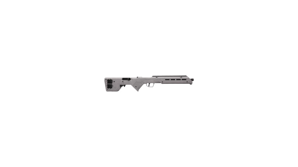 Desert Tech Trek Rifle, .22 Long Rifle, 18in Barrel, Chassis, Glass Reinforced Polymer, Gray, 10 Round Magazine, 26.75 inch, TRK-RF-2218-GRY