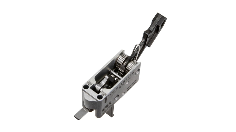Triggertech AR-15 Two Stage Duty Trigger, Flat Straight, 3.5lb Pull Weight, Black, AH0-TDB-33-NNF