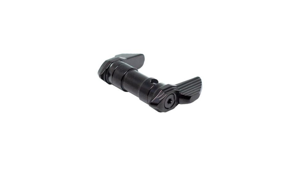 Triggertech AR Safety Selectors, Ambidextrous, Black, ARS-SNB-49-YCM