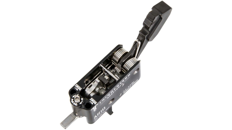 Triggertech AR10 Single-Stage Adaptable Flat Trigger, 2.5-5lb Pull, Black, BLACK, AR10, ART-SBB-25-NNF