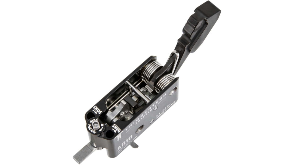 Triggertech AR10 Single-Stage Adaptable Pro Curved Trigger, 2.5-5lb Pull, Black, BLACK, AR10, ART-SBB-25-NNP