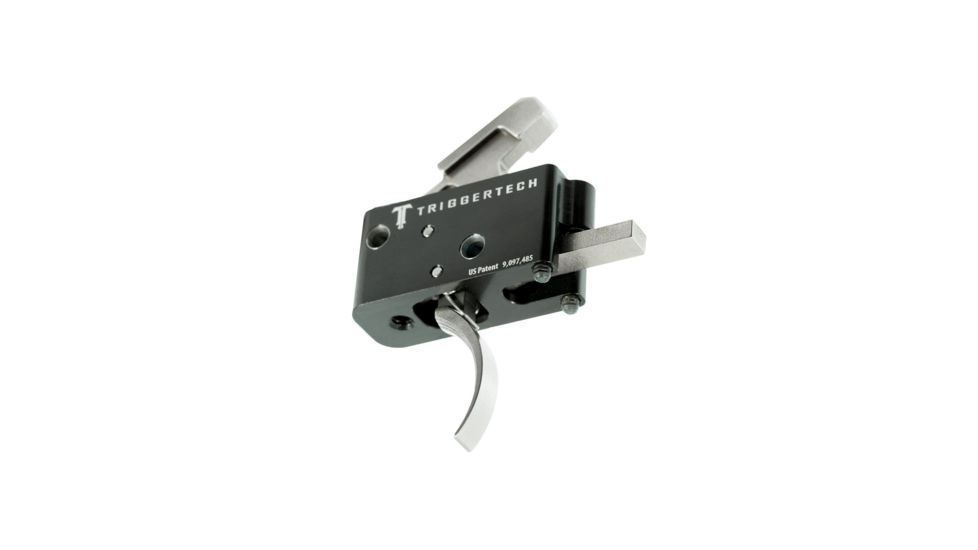 Triggertech AR15 Adaptable Curved Trigger, Stainless AR0-TBS-25-NNC