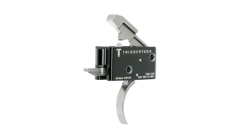 Triggertech AR15 Competitive Curved Trigger, Stainless AR0-TBS-33-NNC
