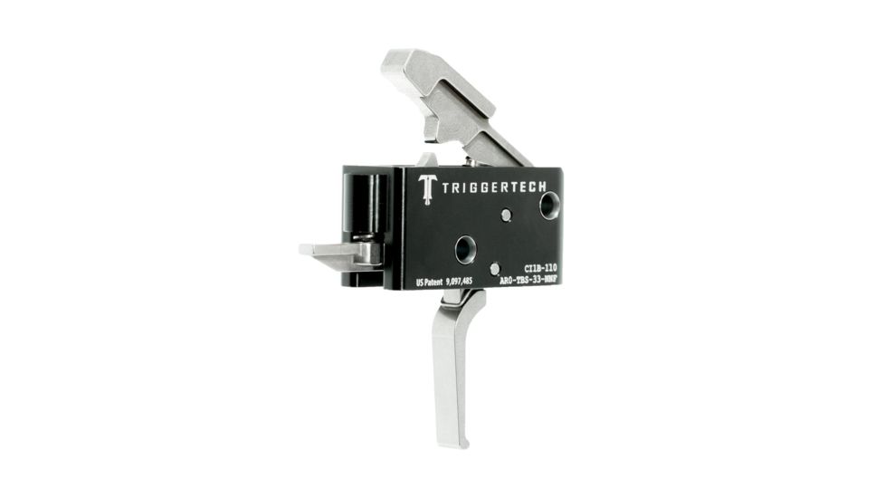 Triggertech AR15 Competitive Flat Trigger, Stainless AR0-TBS-33-NNF