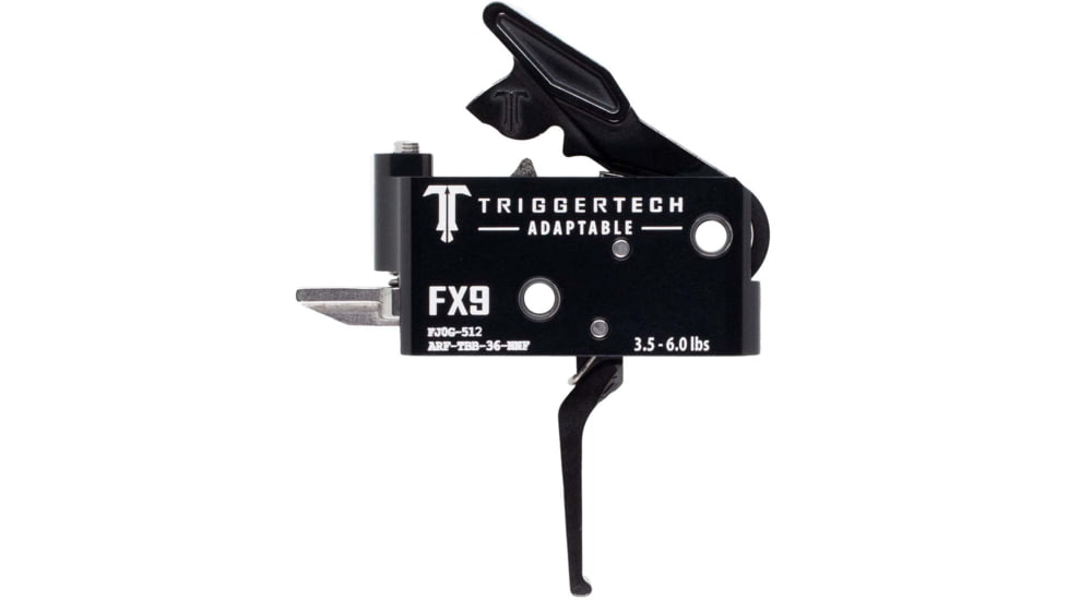Triggertech ARFTBB36NNF Adaptable FN FX9 Black PVD Two-Stage Flat 3.50-6 Lbs