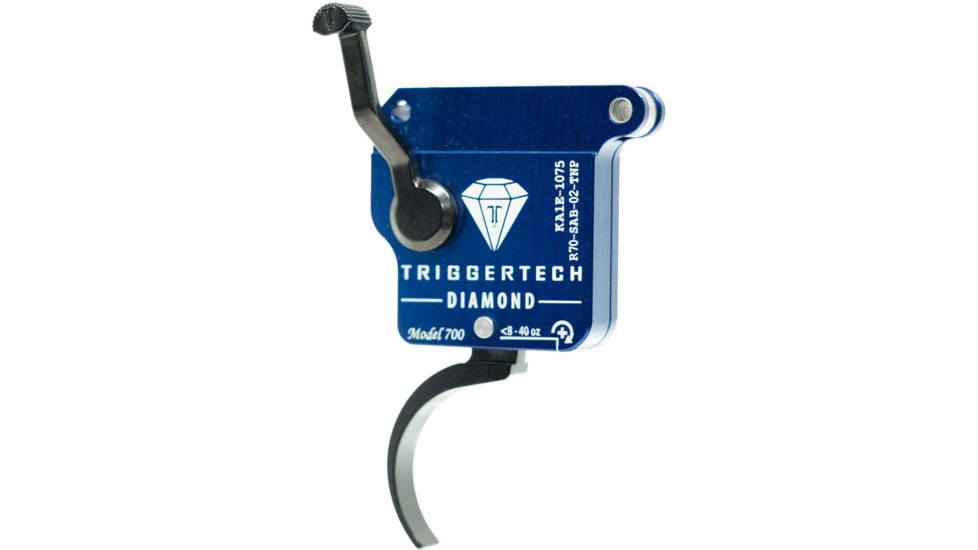 Triggertech Diamond Black Curved Fits Remington 700 Left Hand, R7LSAB02TNP