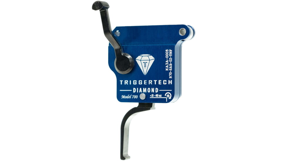 Triggertech Diamond Remington 700 Rifle Trigger, Flat, 8-40oz, Rough Diamond, R70SAB02TNF