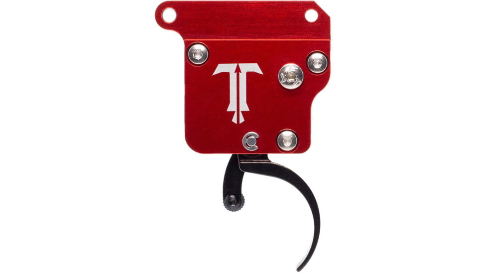 Triggertech Diamond Bottom Safety Trigger, Remington 700, 1.5-4 lb Pull, Ambidextrous, Pro Curved, Anodized, Black, R70-SRB-02-BNP