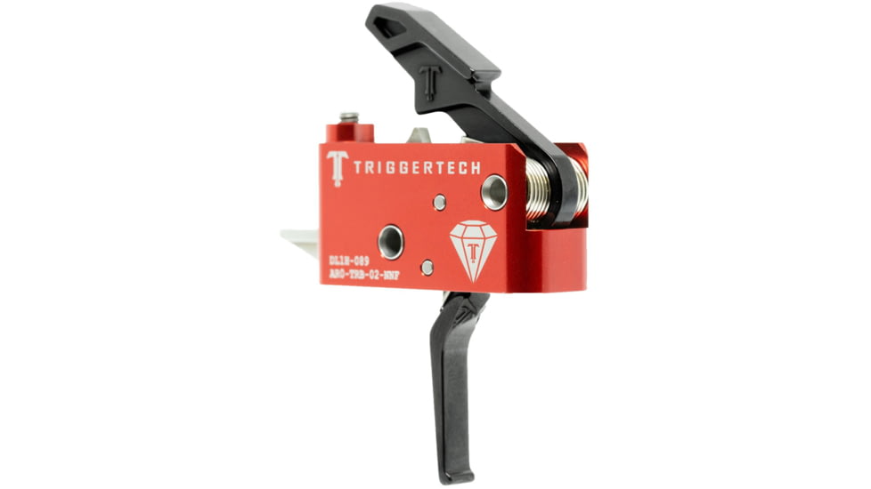 Triggertech Diamond Trigger, AR-15, Flat, 1.5 - 4 lbs, PVD Black, AR0-TRB-14-NNF