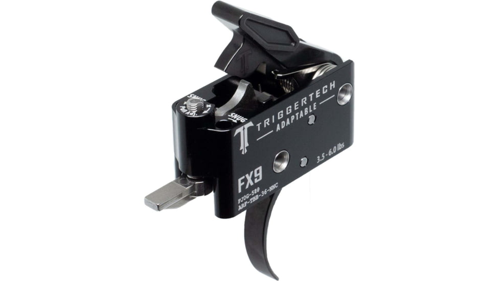 Triggertech FX-9 Adaptable Trigger, Curved, 3.5-6 lbs., Black, ARF-TBB-36-NNC