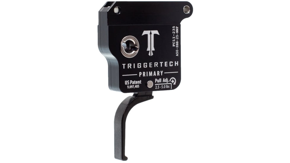Triggertech Primary Trigger, Armalite AR-50, 2.5-5 lb Pull, Ambidextrous, Flat, Anodized, Black, A50-SBB-24-NNF