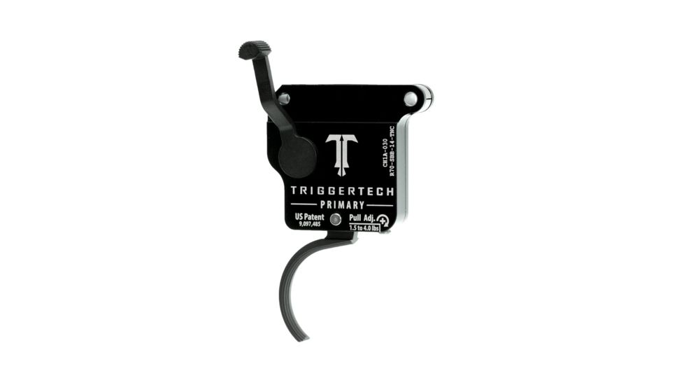 Triggertech Rem 700 Black Primary Curved Clean Trigger, PVD Black R70-SBB-14-TNC