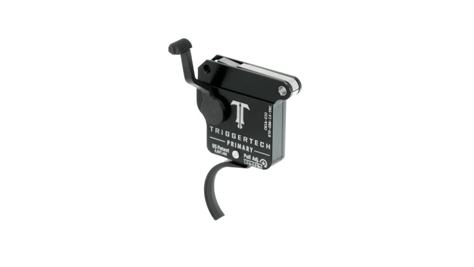 Triggertech Rem 700 Black Primary Curved Clean Trigger, PVD Black R70-SBB-14-TNC