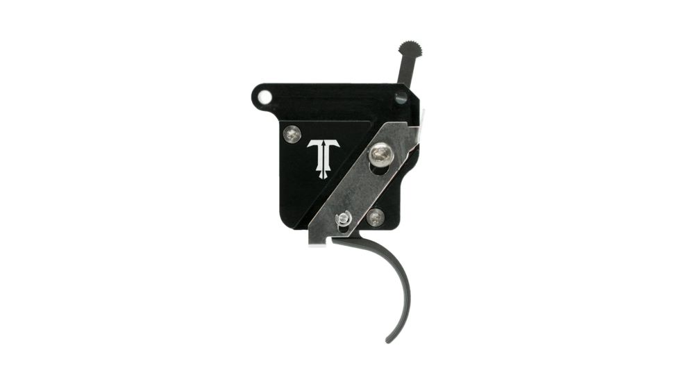 Triggertech Rem 700 Black Primary Curved Trigger, PVD Black R70-SBB-14-TBC