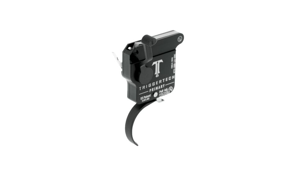 Triggertech Rem 700 Black Primary Curved Trigger, PVD Black R70-SBB-14-TBC