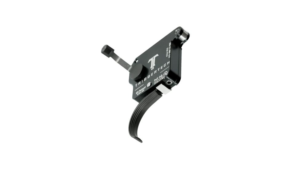 Triggertech Rem 700 Black Primary Curved Trigger, PVD Black R70-SBB-14-TBC