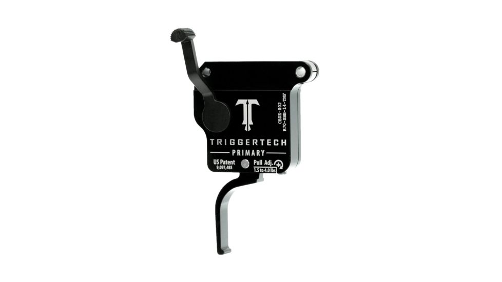 Triggertech Rem 700 Black Primary Flat Clean Trigger, PVD Black R70-SBB-14-TNF