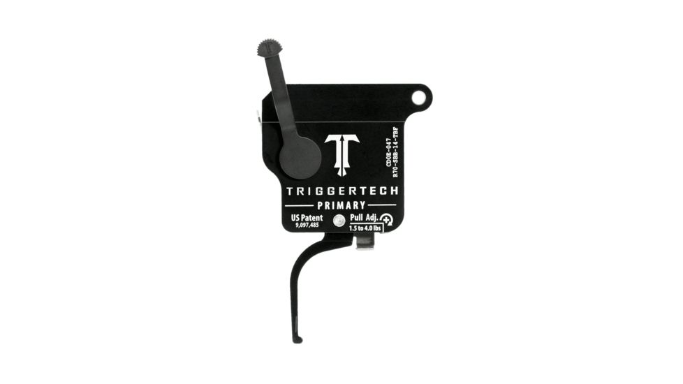 Triggertech Rem 700 Black Primary Flat Trigger, PVD Black R70-SBB-14-TBF