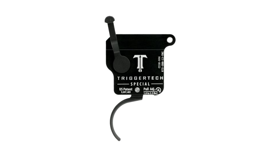 Triggertech Rem 700 Black Special Curved Clean Trigger, PVD Black R70-SBB-13-TNC